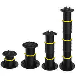 45mm-80mm Plastic Adjustable Pedestal Ceramic Supports For Outdoor Flooring Decking