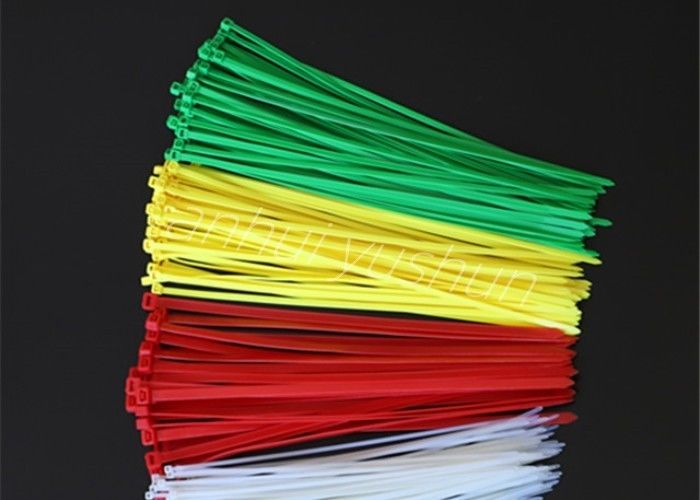 600mm Self Locking Nylon Cable Plastic Ties Temperature Range -40°C To 85°C 100pcs/bag