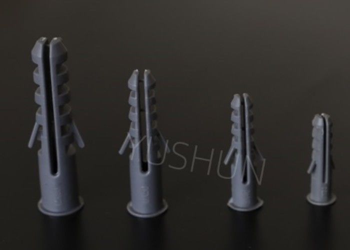 Nylon 8*40mm Dark Grey Color Plastic Wall Plug Screw/Plastic Wall Anchor Use For Wall