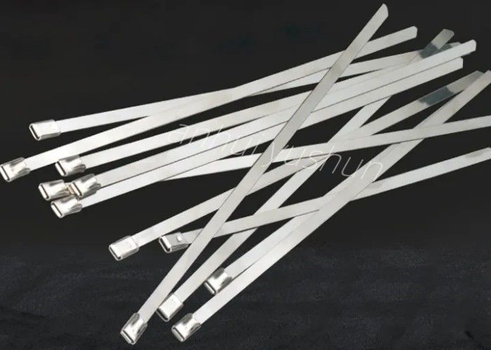 150mm Buckle Type Steel Stainless Cable Tie For Wire Arrangement