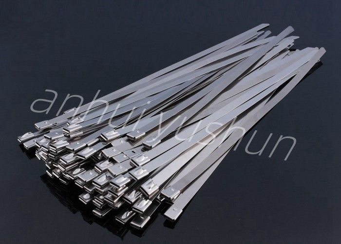 150mm Buckle Type Steel Stainless Cable Tie For Wire Arrangement