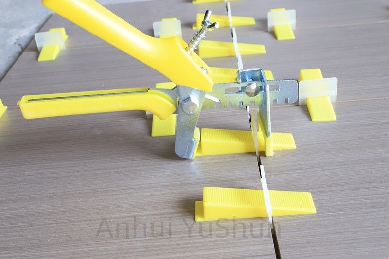 2mm Red Color Tiles Leveler Clips Tile Leveling System Tile Accessories Clips Construction Tools