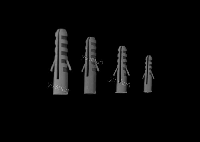 Wall Nylon Anchor Bolt Expanding Rawl Plugs Fastener 10mm With The Grey Color