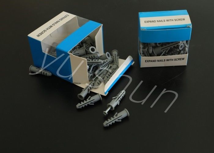25pcs/bag Plastic Wall Anchor For Sturdy And Dependable Installations