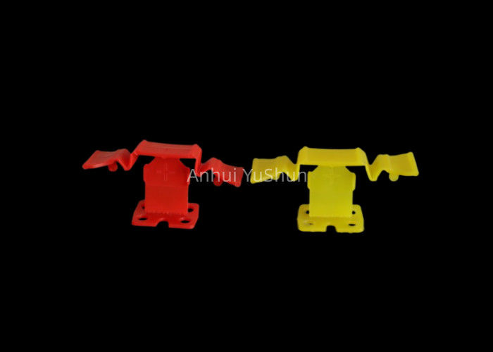 Lippage Free 4 Sides Red Floor Tile Leveling System Tile Cross Spacer 1.5mm