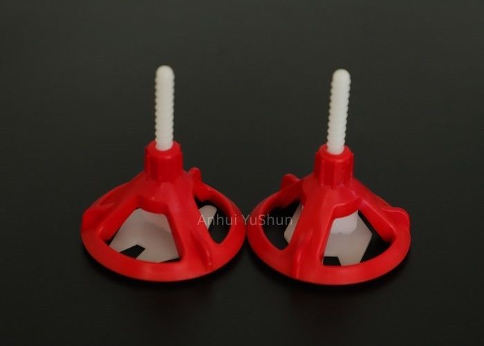 Pom Material Red Spin Doctor Floor Tile Leveling System 2mm For Tile Position
