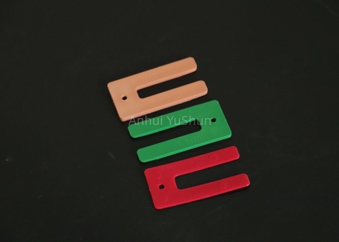 6mm Glazing Plastic Window Packers U Shim Type Horseshoe
