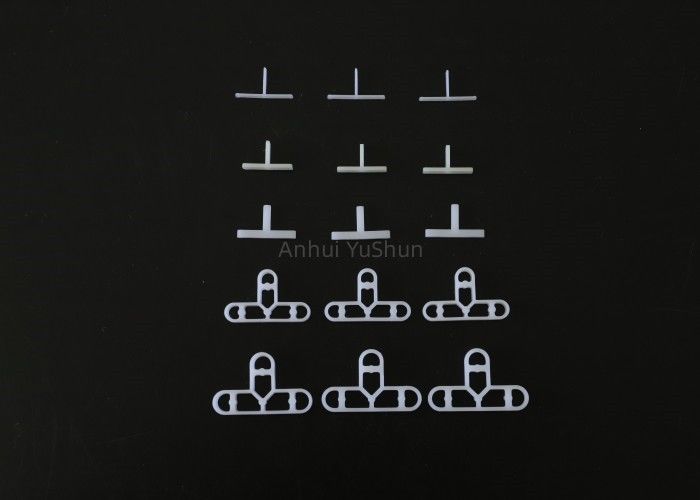 ODM White T Type Tile Plastic Spacers Clips For Floor Wall Installation