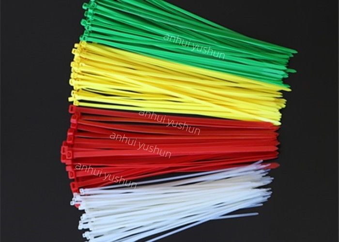 18lbs Tensile Strength Self Locking Nylon Cable Plastic Ties For Secure Wire Bundling