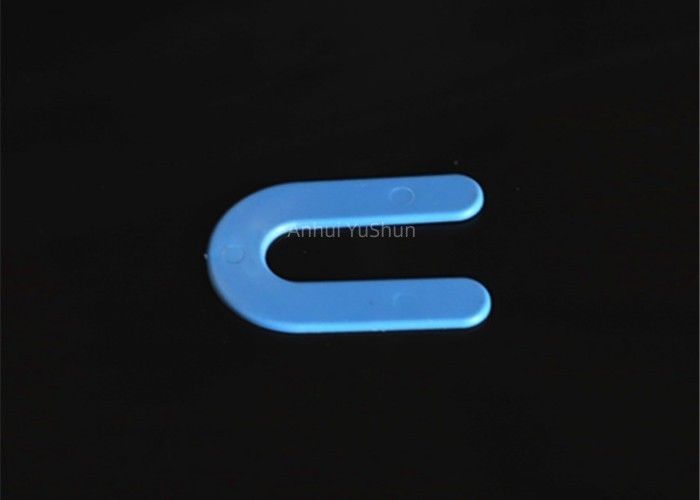 6mm Plastic Horseshoe Tile Spacers U Shaped Shims For Ceramic Wall Floor Yellow Color