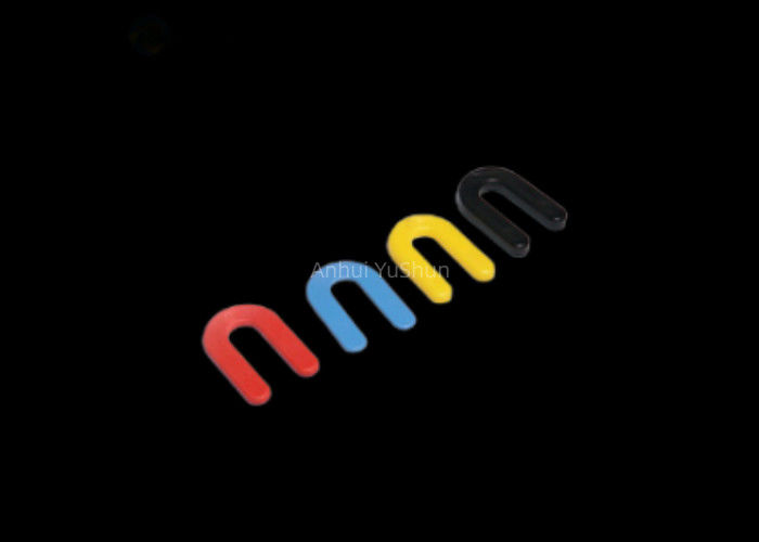 U Type Plastic Horseshoe Shims For Windows And Floor Install 4.0mm Yellow Tile Tools