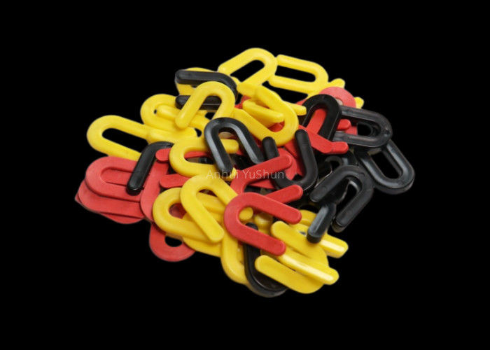Black Plastic Horseshoe Shim Tile Spacers 6mm For Floor And Window