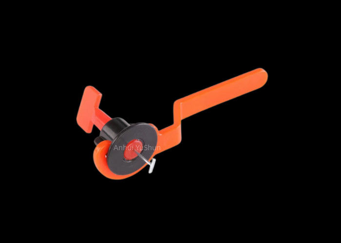 1mm Screw Twist Floor Tile Leveling System T Lock Tile Clips Orange
