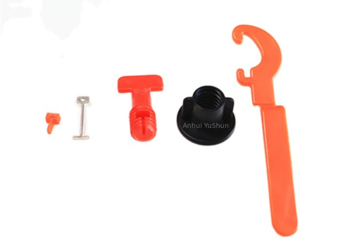 OEM Kitchen T Type Ceramic Tile Clips Tile Leveling Screws 1mm Orange Black