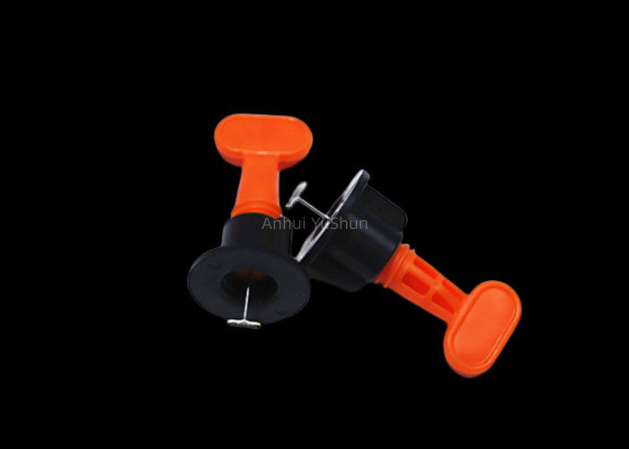 1mm Screw Twist Floor Tile Leveling System T Lock Tile Clips Orange