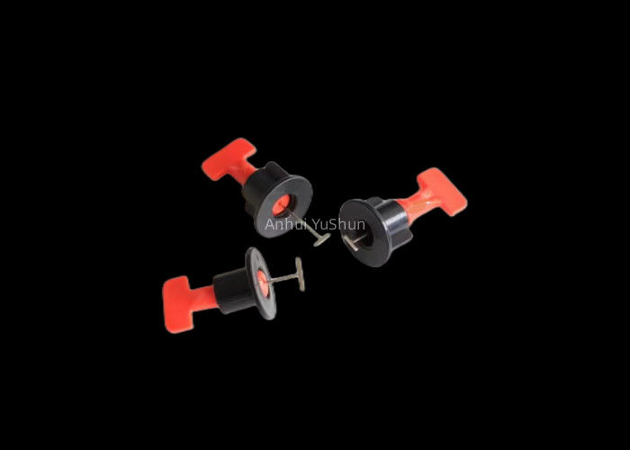 Plastic Tile Leveling System 1.5mm T type clips for Construction and Floor Installation