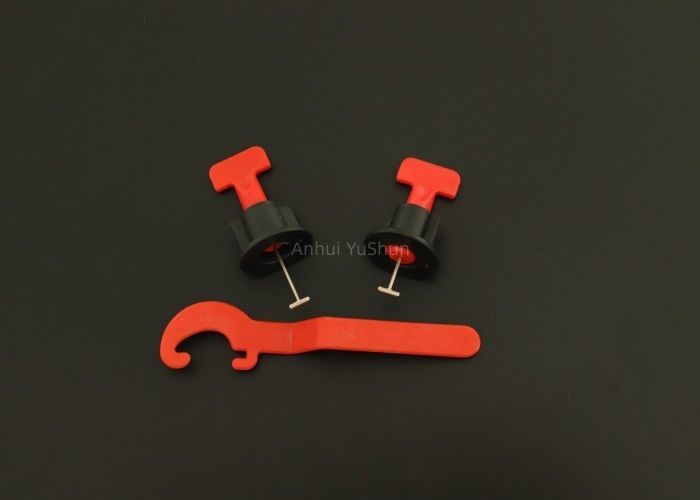 Plastic Tile Leveling System 1.5mm T type clips for Construction and Floor Installation