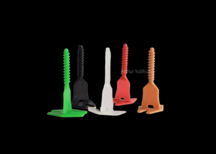 White Polyester Tile Leveling Clips And Wedges Plastic Tile Levelers 1.5mm For Flooring
