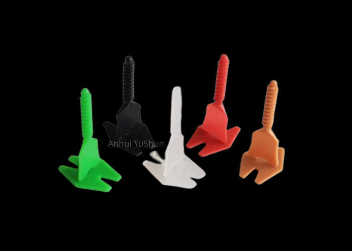 White Polyester Tile Leveling Clips And Wedges Plastic Tile Levelers 1.5mm For Flooring