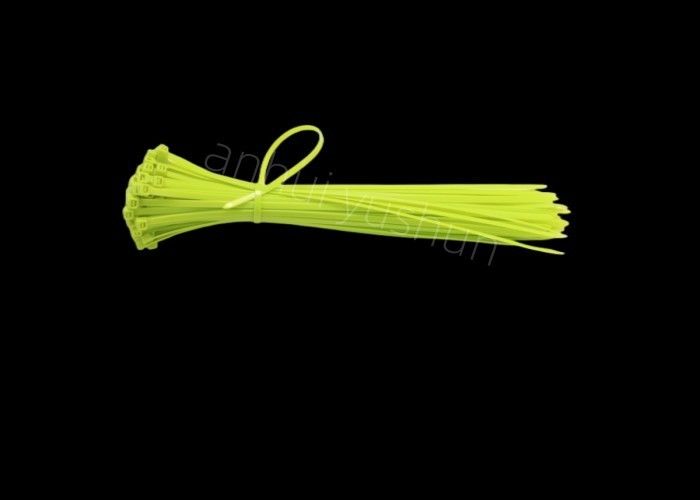 High Strength Plastic Nylon Cable Tie Temperature Range -40°C To 85°C Tensile Strength 18lbs