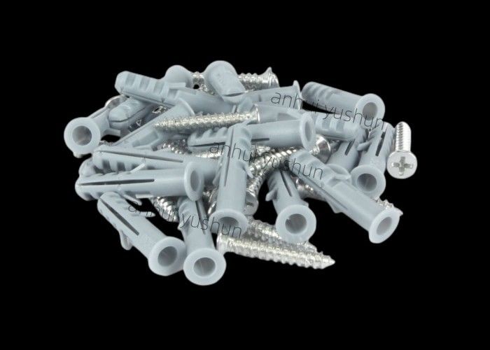 32mm 35mm 45mm Length Grey Plastic Anchor Wall Plug Reliable And Easy To Install