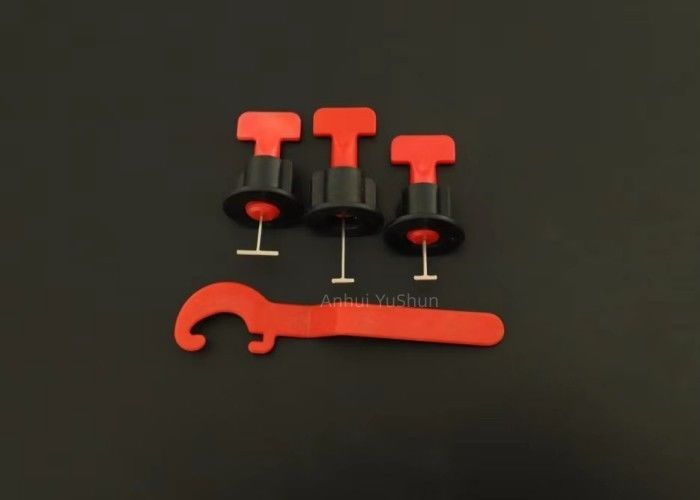 50pcs/Bag Tile Leveling Clips T Type 1.5mm Red Color Use For Flooring Installation