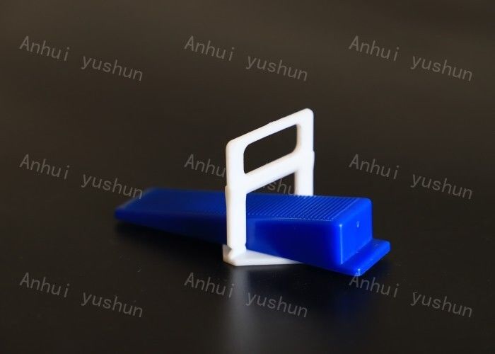 White Clips And Wedges 3.0mm Leveler Use For Floor Pp Material