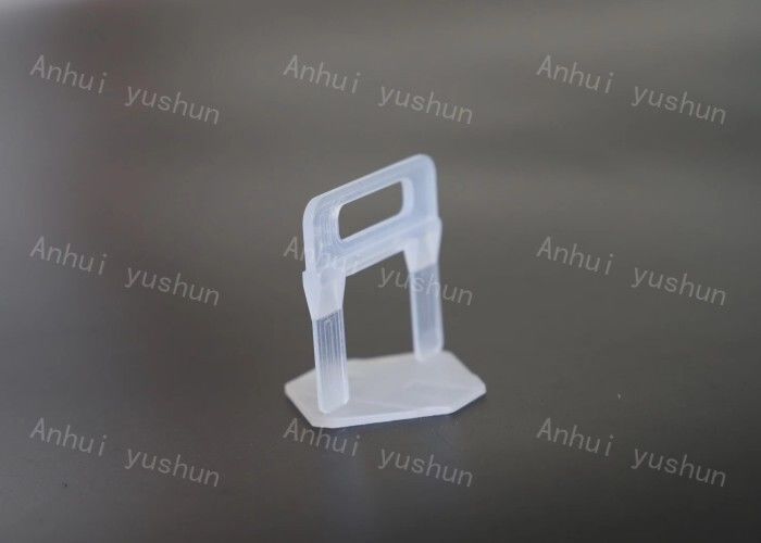 White Clips And Wedges 3.0mm Leveler Use For Floor Pp Material