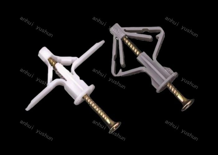 Free Sample 35mm Plastic Fastener Plug Butterfly Wall Anchor Use for Wall