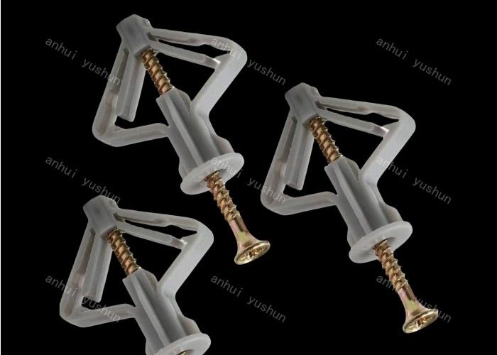 Free Sample 35mm Plastic Fastener Plug Butterfly Wall Anchor Use for Wall